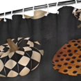 thumbnail image 3 of Patterned Pumpkins Halloween Pattern Shower Curtain 72"x84" ,Bathroom Decorative Shower Curtains Set with 12 Hooks,Modern Waterproof Washable Shower Curtain, 3 of 6