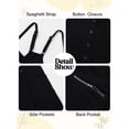 thumbnail image 6 of SILVERCELL 5-14T Girls Casual Sleeveless Jumpsuits Teens Girl Spaghetti Strap Loose Romper Long Pants Overalls with Pockets, 6 of 7