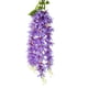 thumbnail image 4 of 2pcs Flores Artificial Colgantes Guirnalda Montón Plantas Seda Decoración Boda Fiesta Morado Violeta Baoblaze Artificial flor de la lila Garland, 4 of 8
