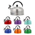 thumbnail image 4 of 3L Whistling Tea Kettle Flat Bottom Kettle Stainless Steel Tea Kettle Teapot, 4 of 5