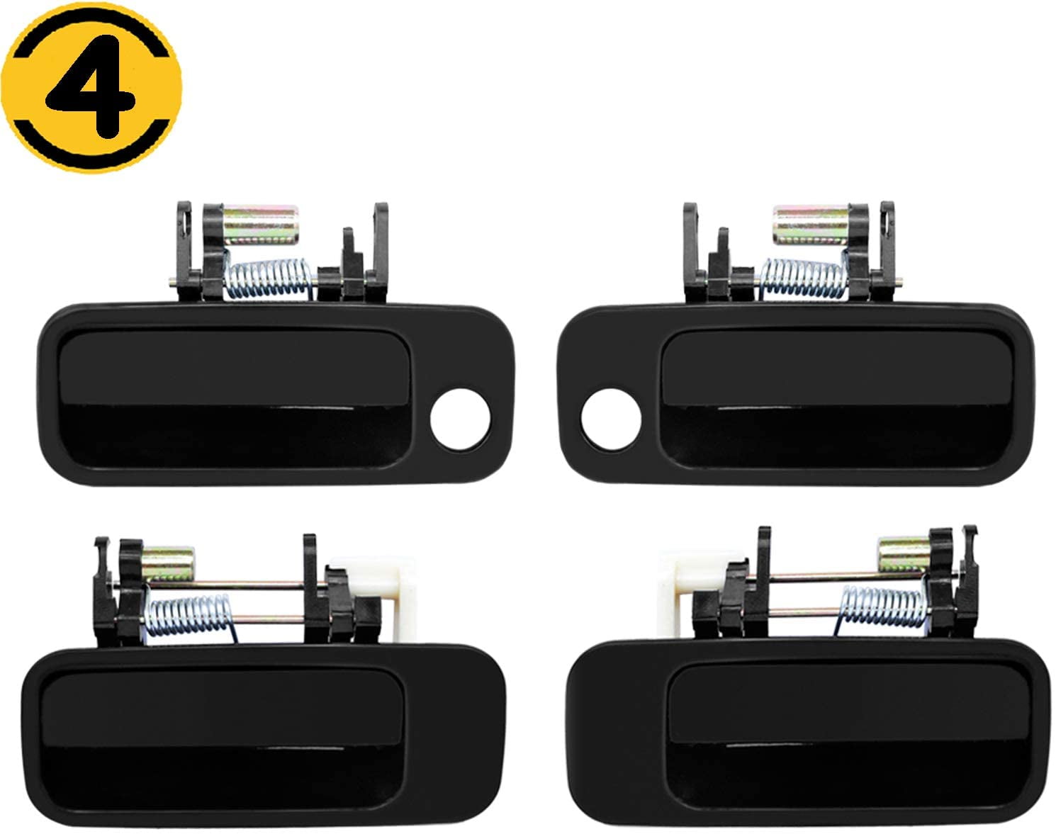 4pcs Front/Rear Left Right Exterior Door Handle Fits for Toyota Camry