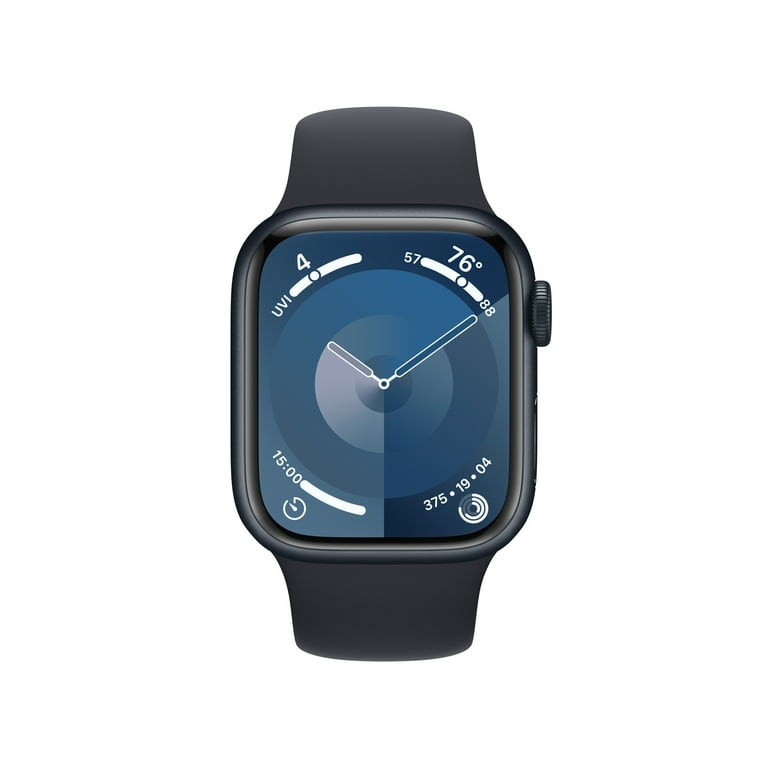 Apple Watch Series 9 - 41mm - GPS - Midnight Aluminum Case - Midnight Sport Band - S/M