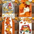thumbnail image 4 of asddcavvf Fall Tablecloth 72x13 Inch Thanksgiving Autumn Pumpkin Orange Table Cover for Party Picnic Dinner Table Tassel, 4 of 4