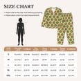 thumbnail image 4 of Lsque Summer Watermelon Pattern Long Sleeve Pajama Set for Women - Soft 2-Piece Sleepwear and Loungewear Set with Pockets, Comfy Nightwear-Large, 4 of 7