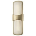 thumbnail image 2 of Hudson Valley Lighting 3415 Valencia 1 Light 5" Wide Integrated Led Bath Bar - Brass, 2 of 2