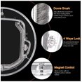 thumbnail image 5 of Pet Cat Flap Small Door for Dogs and Cats with 4 Locking Possibilities Round, White And Transparent, 5 of 5