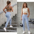 thumbnail image 4 of SOMER Women's Joggers Tapered Athletic Leggings Sweatpants Lightweight Stretch Lounge Pants Workout Yoga Running Pants, 4 of 10