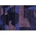 thumbnail image 1 of Ahgly Company Indoor Rectangle Abstract Blue Modern Area Rugs, 8' x 12', 1 of 4