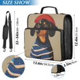 thumbnail image 2 of FORMRS Zipper Binder with Shoulder Strap 2-inch Ring 500 Sheet Capacity File Bag, Dog Artist, 2 of 5