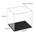 thumbnail image 2 of Caja de exhibición de acrílico Uxcell, protección contra el polvo, vitrina para coleccionables 7.9x5.9x7.9 pulgadas, 2 of 6