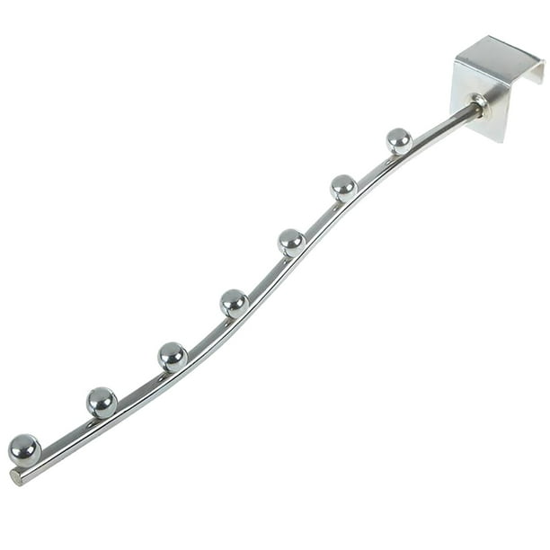 Agiferg Artifact Bedside Clothes Hook Storage Hanging Clothes Rack Square Hook Silver