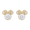 thumbnail image 3 of Disney Minnie Mouse Birthstone 10KT Gold Stud Earrings (See More Colors), 3 of 4