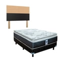 thumbnail image 1 of COLCHON MATRIMONIAL + BOX + CABECERA SLEEP NEGRA Spring air Smith, 1 of 2