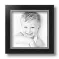 thumbnail image 2 of ArtToFrames 7x7 inch Black Velvet with Silver Picture Frame, Black MDF Poster Frame (4691), 2 of 8
