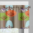 thumbnail image 3 of Ambesonne Mid Century Valance Pack of 2, Modern Nature Art, 54"X12", Multicolor, 3 of 5