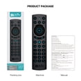 thumbnail image 3 of Graflsoa G20S PRO Dual-Mode Wireless Air Mouse with 6-Axis Gyroscope, Backlit Keys, and Voice Control for Android TV Boxes and Smart TVs, Black (Batteries Not Included), 3 of 6