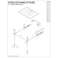 thumbnail image 3 of Kingston Brass KVPB31227W4MB Edwardian 31" Ceramic Console Sink with Brass Legs (4-Inch, 3-Hole), White/Matte Black, 3 of 5