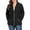 01 Black, variant on Women's Full Zip Up Hoodie Sweatshirts Plus Size Long Sleeve Oversized Casual Hoodies Sweatshirt Jackets with Pockets(1X-5X)