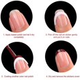 thumbnail image 4 of QualitChoice 50 Sheets Nail Art Sticker French Manicure Tip Guides Stickers, 4 of 6
