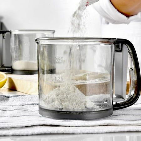 

Powder Sugar Sifter for Baking Small - Flour Sifter Stainless Steel Sifter Fine Mesh Flour Sifter Sieve - Powdered Sugar Sifter for Baking Sifter Strainer Large Flour Sifter for Baking Fine Mesh