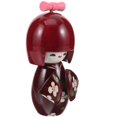 thumbnail image 3 of Japanese Doll Wooden Kimono Doll Home Decorations Doll Japanese Restaurant Craft, 3 of 4