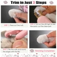 thumbnail image 2 of Oazouf Cat Nail Clippers with LED Lights and File, Safety Stainless Steel Dog Cat Nail Trimmer for Cats Dogs Rabbits Birds Small Animals, Pink, 2 of 8