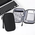thumbnail image 4 of FastXmas Electronic Organizer, Portable Travel Cable Storage Pouch with Dividers, Electronic Accessories Carry Case Waterproof All-in-One Small Item Storage Bag for Cord Charger Earphone Power Bank, 4 of 6