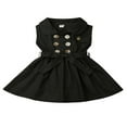 thumbnail image 1 of AMERTEER Bébé Filles Volants Sans Manches Tutu Robe Princesse Partie Robes Vêtements Kaki 1-2 Ans, 1 of 8