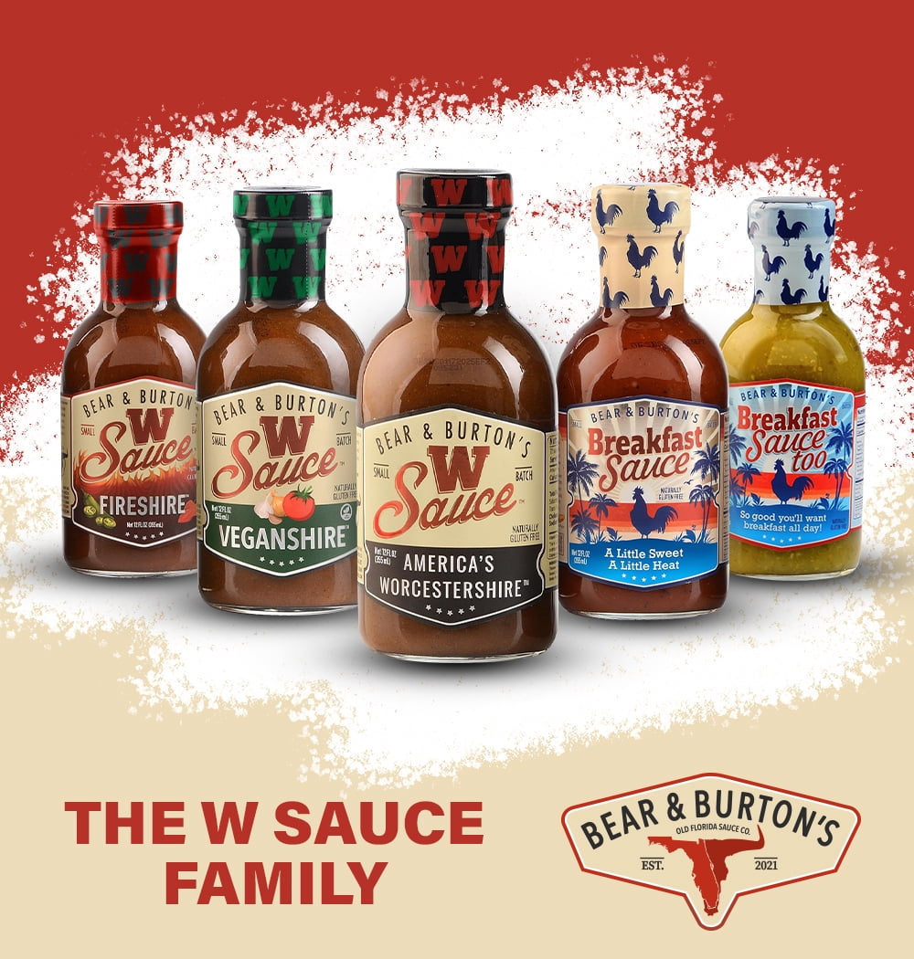 W Sauce 12oz & Everyday Hot Sauce 2pk Bundle