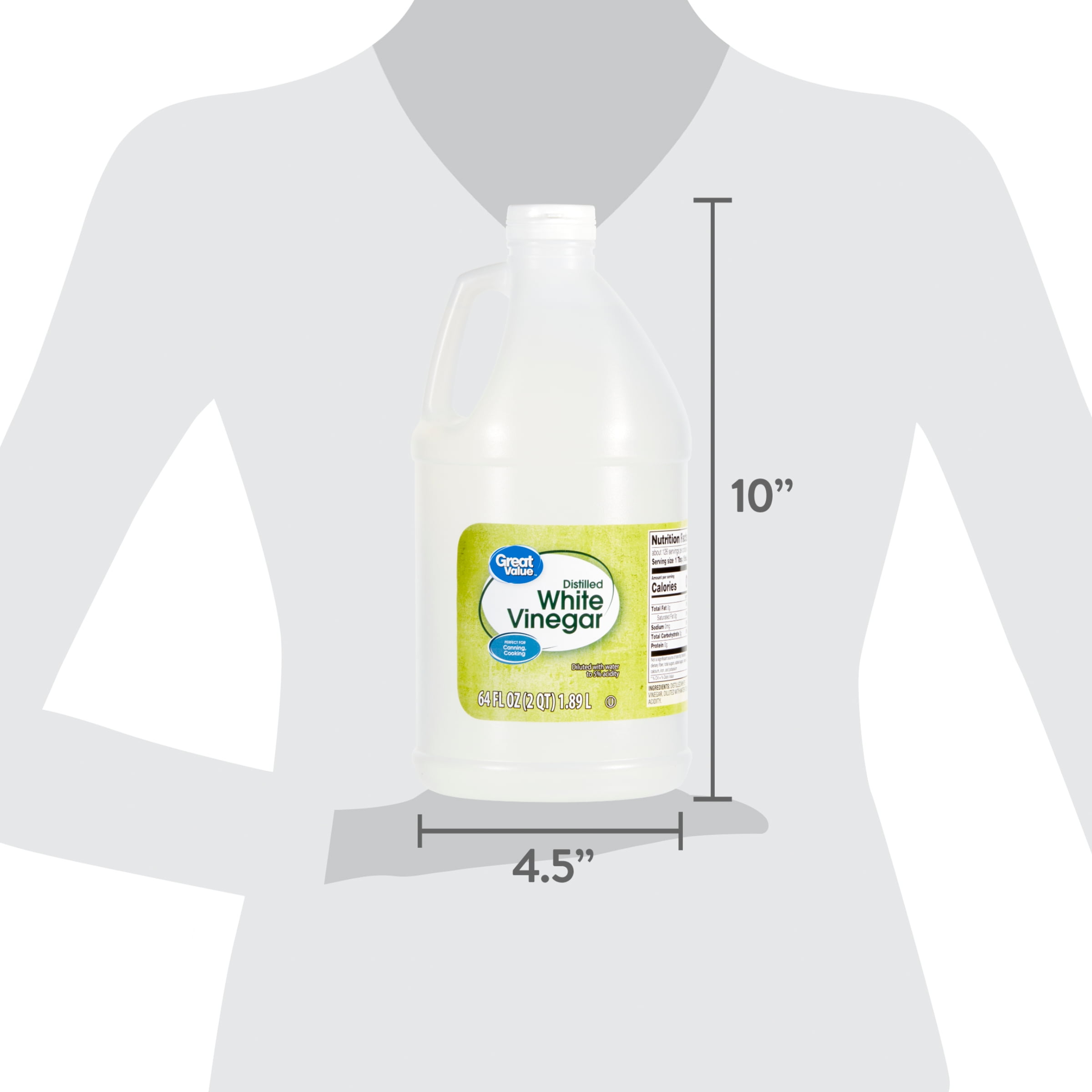 64 fl oz Distilled White Vinegar Great Value in Nepal at NPR 1154