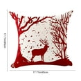 thumbnail image 3 of Wooowa Christmas Themed Pillow Covers (Assorted Patterns), 17.7x17.7Inch Festive Decor for Sofas, Bedrooms & Holiday Gatherings (Pillow Insert Not Included), 3 of 6