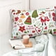 thumbnail image 4 of Balery Snowflakes Santa Claus Funda de Cojín Estampada, Regalos para Mujeres, Regalos de Amor para Ella, Regalos para Novia o Esposa, Funda de Almohada-20"x30", 4 of 6