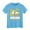 Light Blue, variant on Toddler Boys 4Th Birthday Tshirt Excavator Print Short Sleeve T-Shirt, Sizes 4-5