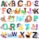 thumbnail image 1 of ABC English Alphabet Wall Stickers, Children's Room Decals, Animal Wall Decals, Baby Kids Room Nursery, 1 of 5