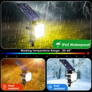 DAYBETTER Solar Lights Outdoor,800LM 6500K Solar Spotlights for Yard Garden Lawn Patio Tree,White