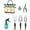 green, variant on 11-Piece Outdoor Gardening Tool Set, Suitable for Women, Seniors, and Left-Handed Users, Includes Tree pruners, Hand rakes, and a Watering can with Green Non-Slip Handles. (Gray)