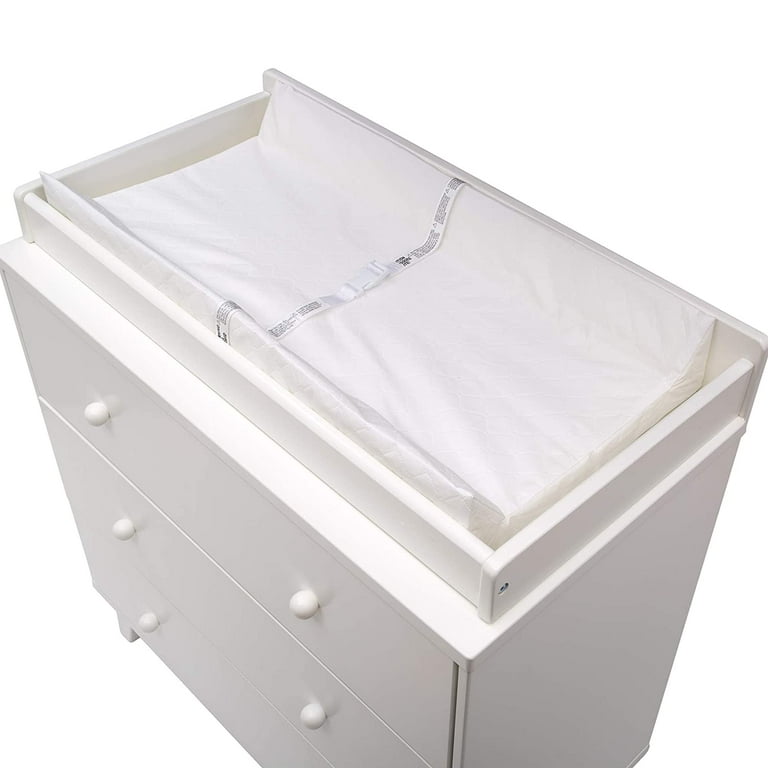 White changing top pad cover