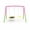 Pink, variant on Swing Set for Backyard, 440lbs Swing Set with Heavy-Duty A-Frame Metal Outdoor Swing Stand, 1 Saucer Swing Seat & 1 Belt Swings Seat