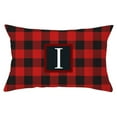 thumbnail image 1 of Funda de almohada navideña con diseño de muñeco sin rostro, gnomo enano, duende, enrejado, árbol de Navidad, copo de nieve, lino estampado, funda de almohada para sofá, funda de almohada de piel de me, 1 of 3