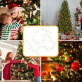 thumbnail image 4 of Elainilye Christmas Tree Decor Simulation Rattan Leaves Branches Champagne Gold Powder for Holiday Arrangement and Party Decoration, 4 of 6