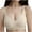 Beige Bras for Women, variant on SMihono Sales Deep V Petal Bras for Women No Underwire Soft Wireless Bras Comfort Seamless Bralettes with Extender Beige 4