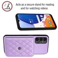 thumbnail image 2 of for Samsung Galaxy A15 Slim Case with Card Holders and Strap for Women, Samsung Galaxy A15 Phone Case Wallet PU Leather Kickstand RFID Blocking Flip Shockproof Wallet Case - Purple, 2 of 11