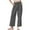 Dark Gray, variant on WRKEKC Womens Plus Size Pants, Summer Casual Pants for Women, Women Wide Leg Palazzo Pants Summer Mid Waist Flowy Casual Trousers with Drawstring Loose Lounge Pants