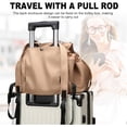 thumbnail image 6 of Multifunctional Travel Organizer Bag for Ladies - Doubles as a Stylish Backpack, Crossbody and Shoulder Bag, Boasts Great Storage Capacity(Khaki), 6 of 7