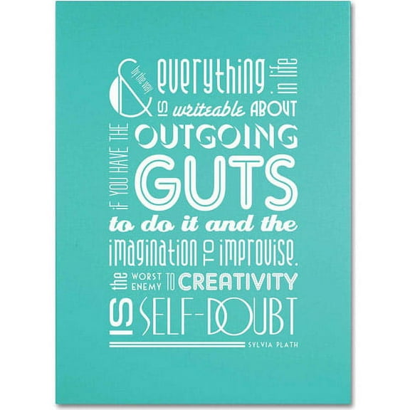Trademark Fine Art "Outgoing Guts III" Canvas Art by Megan Romo