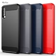 thumbnail image 2 of Funda de fibra de carbono para Samsung Galaxy, carcasa de silicona suave a prueba de golpes, para A01, A11, A21, A21S, A31, A41, A51, A71, 5G, M31, M51, A6, A8, 2018 QYM unisex, 2 of 2