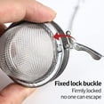thumbnail image 4 of Fidqiog 4 Pcs Tea Infuser, Stainless Steel Tea Steeper with Strainer Fine Mesh, Tea Strainer for Hot Iced Brewing, Durable Tea Ball Infusers for Mugs Pots, Easy-Clean Strainer Fine Mesh, 4 of 6