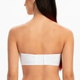 thumbnail image 2 of MELENECA Women's Strapless Bra for Large Bust Back Smoothing Plus Size with Underwire White 30E, 2 of 7