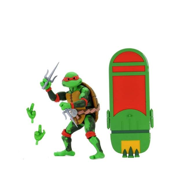 NECA Figura de Accion: TMNT Tortugas Ninja en el Tiempo - Rafael NECA Figura Coleccionable