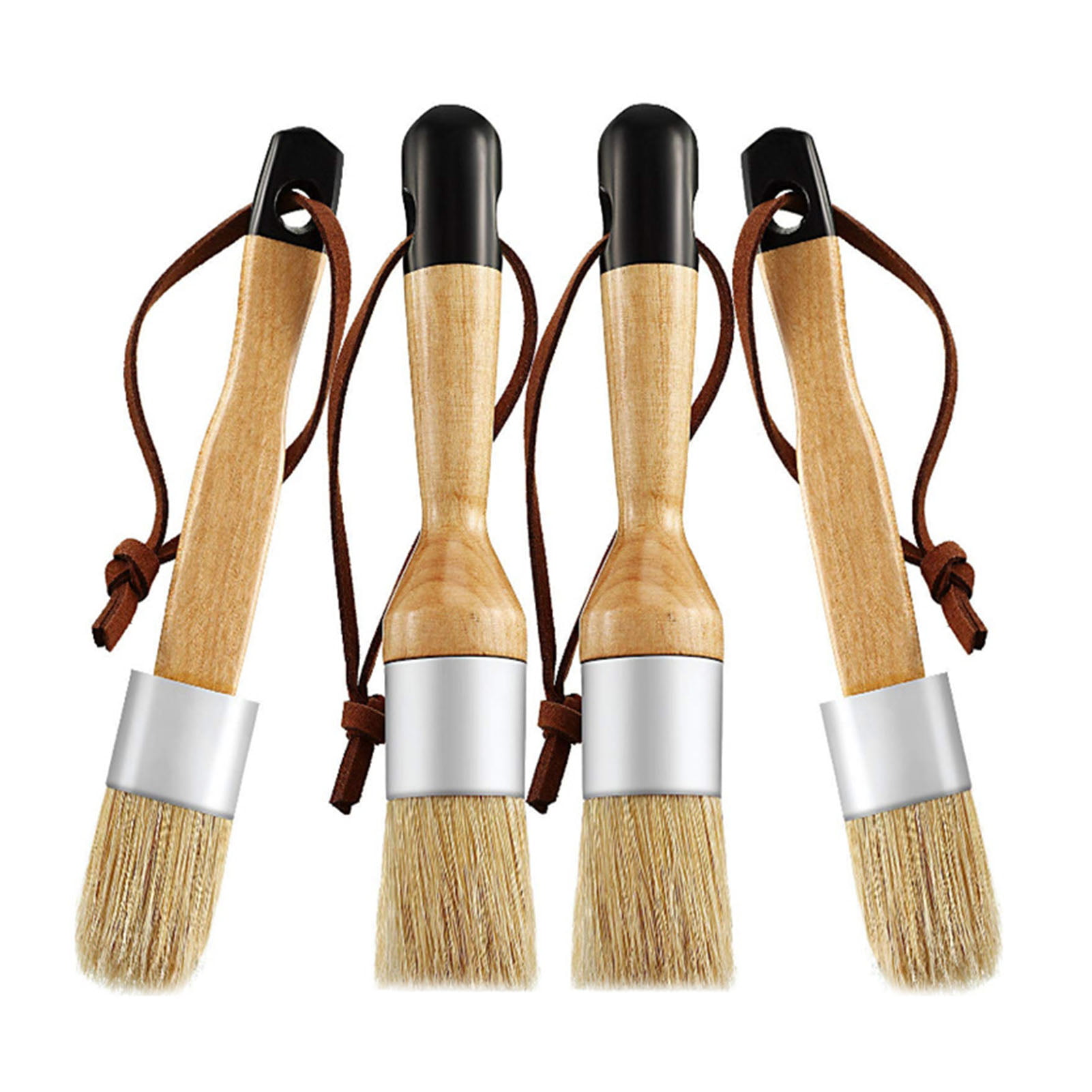 Chalk Wax Paint Brush 5PCs set including 3 small paint brushes for